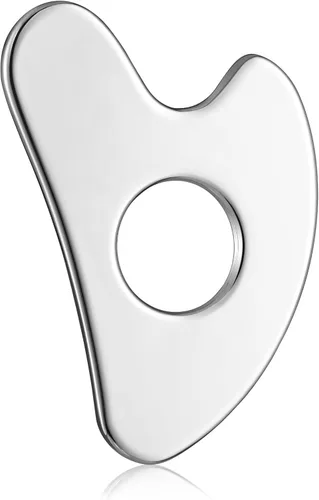 Miniatura 13 de rosenice Gua Sha - Herramientas faciales de guasha negra, piedra de jade Gua Sha para el cuidado de la piel facial, tensiones corporales faciales