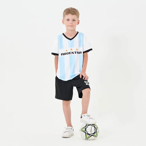 Miniatura 2 de Camisetas de fútbol para niños y niñas, trajes de camiseta de entrenamiento de fútbol para niños y niñas, uniformes