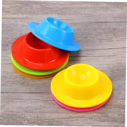 Miniatura 4 de TIDTALEO 6 uds. Tazas de huevo de silicona para huevos escalfados, mini cocina de huevos, utensilios de cocina de silicona para huevos, mini huevos