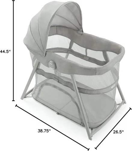 Miniatura 7 de Graco DreamMore - Moisés portátil 3 en 1 y cuna de viaje, colección Modern Cottage Cabaña Moderna