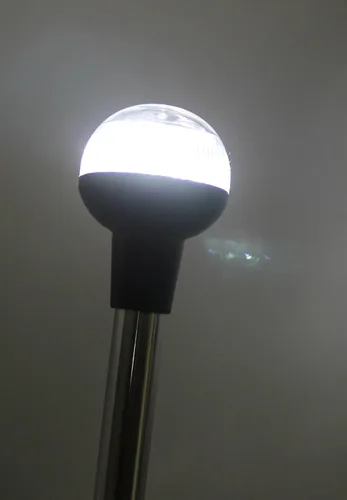 Miniatura 7 de Pactrade Marine SS 25 pulgadas LED RV ajustable plegable todo redondo 360 grados poste de popa luz de anclaje luz de anclaje para pontón, barco