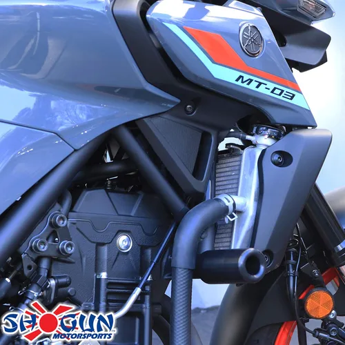 Miniatura 4 de Shogun Yam MT-03 MT 03 MT03 2016 2017 2018 2019 2020 2021 2022 2023 - Deslizadores de marco sin corte negro - 750-6149 - Fabricado en los Estados