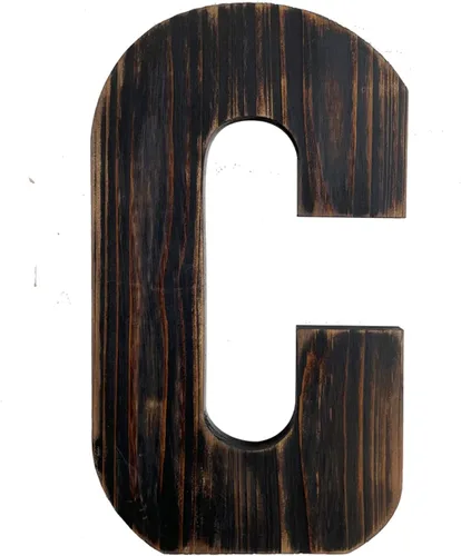 Miniatura 21 de ABELOTS Arte de pared con letras grandes para sala de estar, baño, dormitorio y decoración del hogar, letras rústicas de granja para apellidos