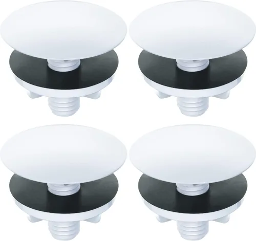 Miniatura 8 de WILLBOND 4 piezas cubiertas para agujeros de fregadero de cocina, tapa de grifo, placa tapón para agujeros de grifo de fregadero de cocina, cubierta