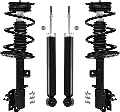 Miniatura 24 de Detroit Axle - Amortiguadores de puntales RWD para Infiniti G35 03-06, 2 amortiguadores traseros, 2 puntales delanteros y muelles helicoidales 2003