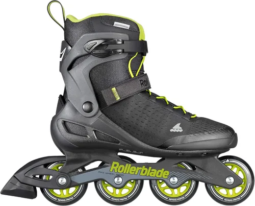 Miniatura 2 de Rollerblade Zetrablade Elite - Patines en línea de hombre para adulto, color negro y lima, patines en línea de alto desempeño