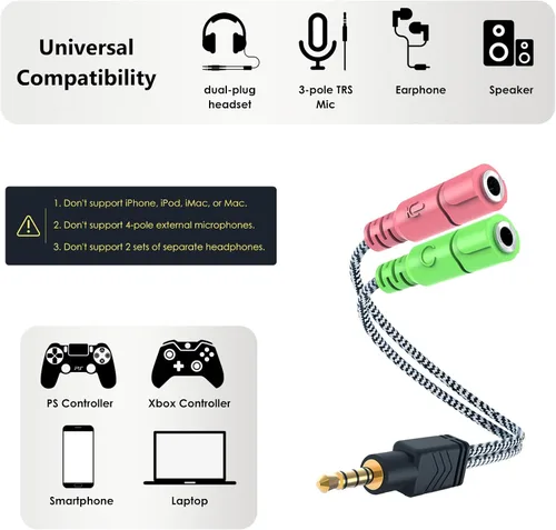 Miniatura 4 de MillSO adaptador jack de 3.5 mm