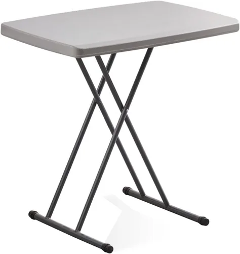 Miniatura 11 de Mesa plegable para tarjetas, altura ajustable, mesa de actividades plegable personal para uso doméstico, picnic, fiesta, sin montaje