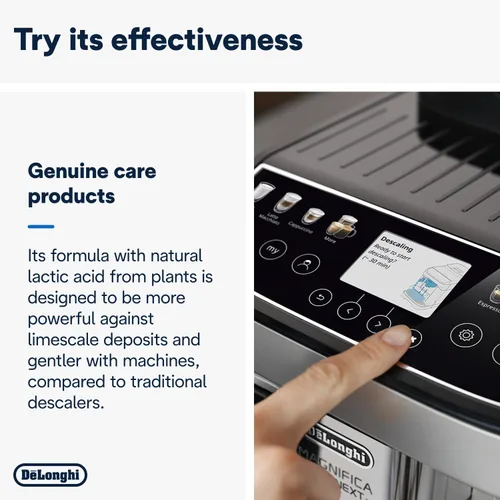 Miniatura 4 de De'Longhi EcoDecalk Descalcificador, solución de descalcificación universal ecológica para máquinas de café y espresso, paquete de 2