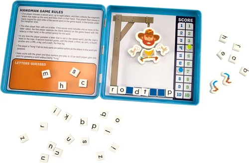 Miniatura 3 de PlayMonster Take N Play Anywhere - Hangman - Fácil de usar, difícil de perder - Juego de viaje divertido sobre la marcha - Para mayores de 5 años