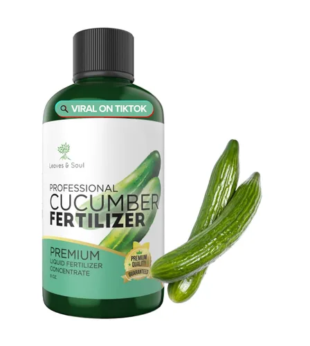 Fertilizante líquido profesional de pepino 5-1-5 concentrado de 8 onzas, fertilizante orgánico de pepino premium, alimento vegetal para plantas de