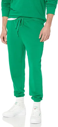 Miniatura 5 de Tienda Essentials Pantalones deportivos para hombre, ajuste relajado casual, tejido de rizo francés ligero (disponible en tallas grandes y altas)