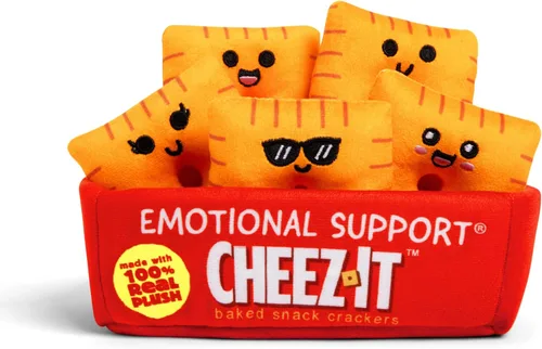 Relatable Support Pals Cheez-It™ de Relatable - Lindos animales de peluche y juguetes, juguetes esponjosos y peluches, grandes ideas de regalo para