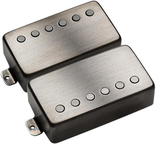 Miniatura 2 de EMG JH James Hetfield - Juego de pastillas para guitarra eléctrica, cromo negro cepillado Cromo cepillado negro
