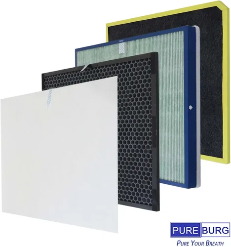 Miniatura 2 de PUREBURG Filtro de repuesto compatible con Rabbit Air MinusA3 Ultra Silencioso Purificador de Aire Modelos A3 SPA-1000N (removedor de ódor), H13