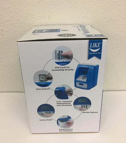 Miniatura 3 de LIKE Teller ATM Bank juguete perfecto para inculcar hábitos de ahorro