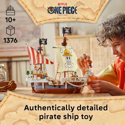 Miniatura 2 de Lego One Piece The Going Merry Pirate Ship Building Blocks – Juguete de aventura para niños y niñas, 10+ – figuras de juguete y juego para fanáticos