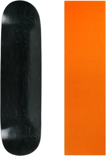 Miniatura 8 de Skateboard Deck Pro 7-Ply Arce canadiense TINTADO NEGRO con Griptape