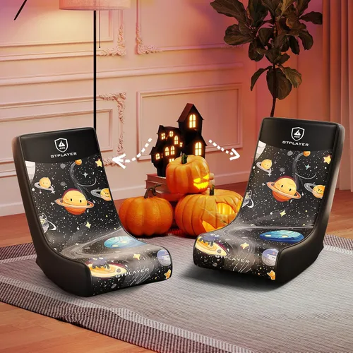 Miniatura 8 de GTPLAYER Silla Mecedora de Piso para Gaming – Silla Mecedora de Piso para Juegos con Limitador de Ángulo, Asiento de Juego Compacto y Ligero