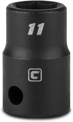 Miniatura 7 de Capri Tools Zócalo de impacto poco profundo de 0.236 in, accionamiento de 3/8 pulgadas, 6 puntos, métrico