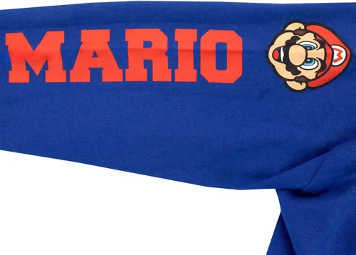 Miniatura 6 de SUPER MARIO Sudadera con capucha y cremallera para niños Mario y Luigi para niños