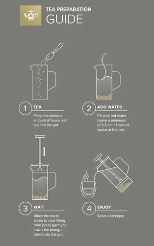 Miniatura 6 de Teabloom Prensa de té con mango de cobre y filtro de acero inoxidable, elección del conocedor del té, máquina de té Pekoe, 20 onzas