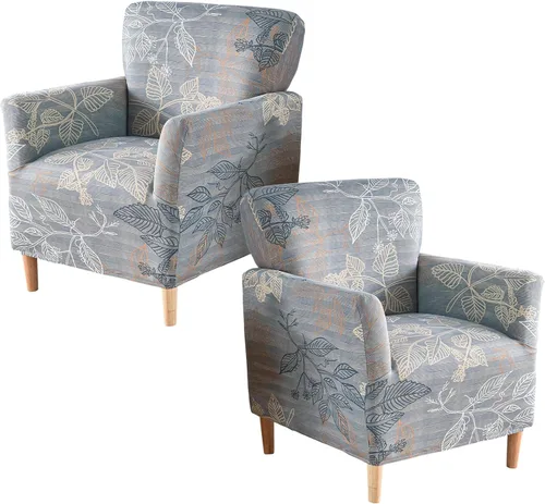Miniatura 36 de Fundas de jacquard para sillón de banquete, fundas suaves para sillón, fundas elásticas de 1 pieza para sala de estar, funda antideslizante