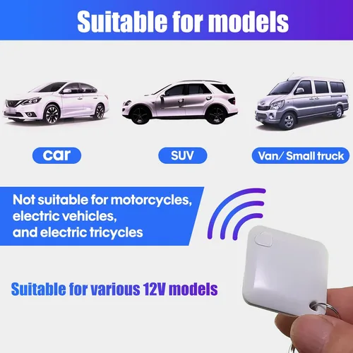 Miniatura 7 de CHADWICK Sistema de alarma antirrobo para inmovilizador de automóvil, bloqueo inalámbrico del motor M506, dispositivo antirrobo automático