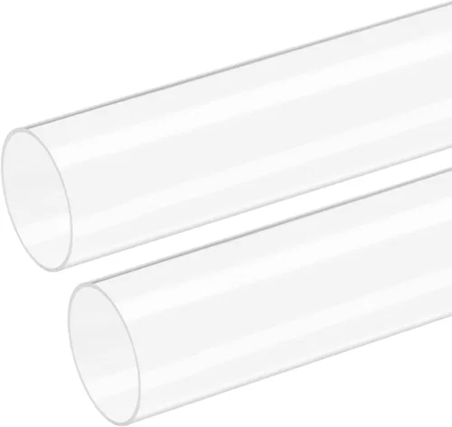 Miniatura 14 de DMiotech 2pcs 0.394 in x 0.551 in 12" tubo de acrílico transparente rígido tubo de plástico para acuario tubería de agua, sistema de refrigeración