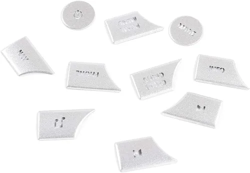 Miniatura 8 de YIWANG - Juego de 10 botones para consola de coche, multimedia, para Land Rover Range Rover Sport, Discovery 4 LR4 2010 2011