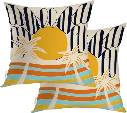 Miniatura 15 de Fundas de almohada con diseño de pinos y pájaros, bayas rojas, hojas de acebo, fondo beige, funda de cojín de mezcla digital, funda de almohada