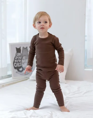 Miniatura 9 de AVAUMA - Pijama para niños y niñas de algodón básico para uso diario