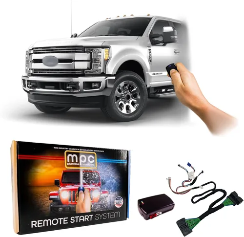 Miniatura 5 de MPC Kit de arranque remoto compatible con Ford F-250 Super Duty 2017-2019 Diesel Llave para arrancar 100% Plug N Play Presione OEM Fob