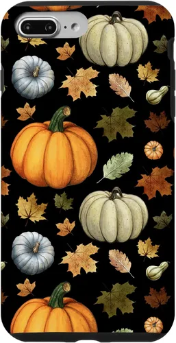 Miniatura 12 de iPhone 16 Falling Leaves Autumn and Pumpkin Happy Fall Case