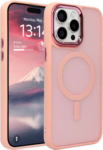 Miniatura 8 de IAIYOXI Funda magnética para iPhone XR [compatible con MagSafe], translúcida mate, delgada, delgada, a prueba de golpes, para mujeres, hombres