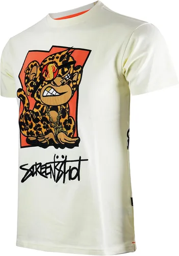 SCREENSHOT -TEE3202SS - Camiseta para hombre Hip-Hop NYC Streetwear Urban Varsity Racing Premium