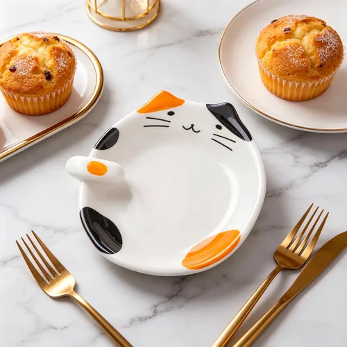 Miniatura 4 de Soporte de cuchara para gatos, soporte de cuchara de cerámica para la parte superior de la estufa, accesorios de cocina para gatos, soporte