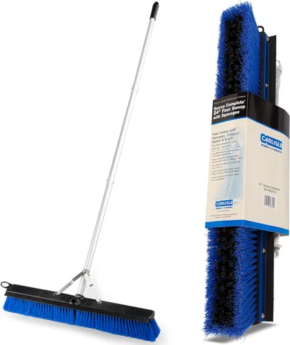 Miniatura 14 de SPARTA Sweep - Barrido completo de piso con escobilla de goma para catering, bufés, restaurantes, acero inoxidable, 24 pulgadas, color azul, paquete