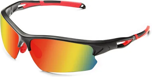 POLARS DESIGN Outdoor Sports Polarized Sunglasses for Men and Women, TR90 Frame, UV Protection, With Case, for Fishing Hiking