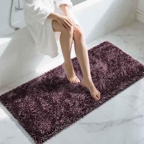 Miniatura 103 de Yimobra - Alfombra grande para baño antideslizante de 36x24 pulgadas, extra gruesa y suave, absorbente de felpilla, alfombras de baño lavables a