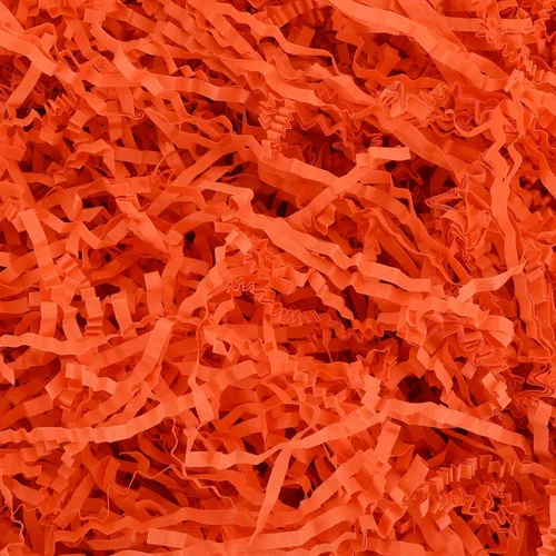 TCAIRG - Papel de 8 onzas de papel de corte arrugado naranja para cestas de regalo, relleno de cajas de regalo, boda, cumpleaños, Navidad, Pascua,