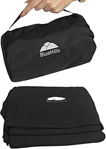 Miniatura 25 de BlueHills Mantas de Viaje Ultra Compactas para Dos con Estuche de Transporte Portátil Estuche Mantas de Avión Grandes de Felpa Suave Premium Paquete