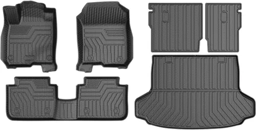 Miniatura 12 de Mixsuper Tapete de suelo y revestimiento de carga para Toyota RAV4 2019-2025 (híbrido y de gas), forro de piso para todo tipo de clima y tapete