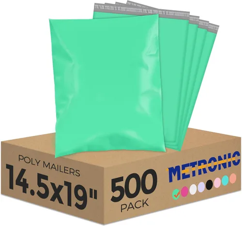 Miniatura 28 de Metronic 100 unidades de sobres de polietileno de 24 x 24 pulgadas, bolsas de envío grandes para ropa, bolsas de correo adhesivas fuertes