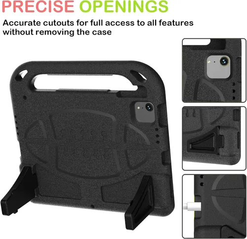 Miniatura 5 de Funda protectora resistente para iPad Pro de 11 pulgadas (2024/2022/2021/2020, 2018), funda para niños para iPad de 11ª generación (A16) de 11