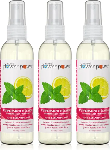 Miniatura 11 de Ambientador en aerosol Natural Flower Power - Eliminador de olores con aceites esenciales - Para el hogar, el auto y la tela - Sin crueldad y vegano