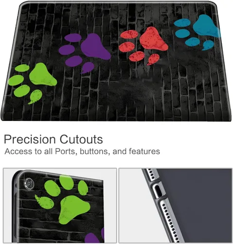 Miniatura 181 de Funda para tablet Fire 7 (12ª generación, versión 2022), delgada, a prueba de golpes, delgada, de piel sintética, con función de apagado/encendido
