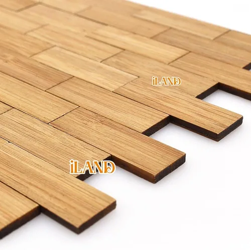 Miniatura 7 de iLAND Pisos barnizados para casas de muñecas en escala 1:12, tablas de piso de casa de muñecas de bambú (rectangular 96pcs)