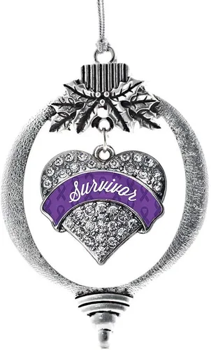 Miniatura 182 de Inspired Silver - Adorno con dije de hermana gemela - Adornos navideños de plata con circonitas cúbicas