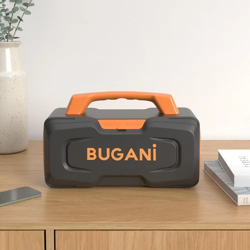 Miniatura 7 de BUGANI M118 - Bocina Bluetooth transportable, 50 W de gran potencia, carga rápida, entrada de micrófono, altavoz Bluetooth para exteriores, fiestas